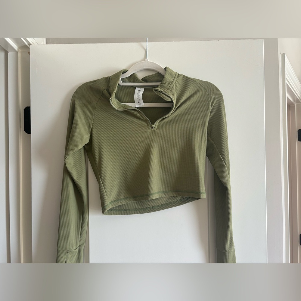 Paragon fit wear cropped 1/4 zip
